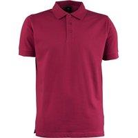 TEE JAYS Men's Luxury Stretch Short Sleeve Polo Shirt in Wine | Size: Small