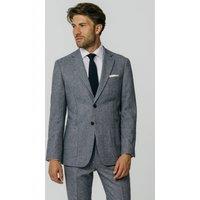 Dobell Men's Blue Donegal Tweed 2 Piece Suit | Size: 46R