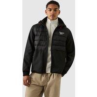 Reebok Men's Mixed Media Jacket in Black | Size: Small