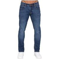 Enzo Men's Stretch Tapered Jeans in Blue | Size: 36S