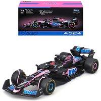Bburago 1:43 F1 BWT Alpine F1 Team A523 2024 With Helmet Ocon Model Car