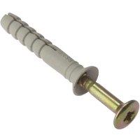 Forgefix Hammer Fixing & Plug M6 X 40Mm Bag 10 in Grey