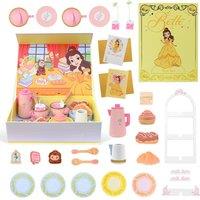 Disney Princess Wooden Pretend Playset - Ariel, Rupunzel, Bell, Snow White in Yellow
