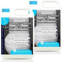 Homefront Macerator Cleaner & Descaler Cleans & Descales Internal & External in Clear | Size: 4 Pack