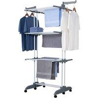 Homefront Clothes Airer Dryer - Lightweight & Foldable in Silver