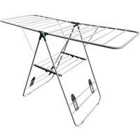 Homefront Clothes Airer Dryer - Lightweight & Foldable Design in Silver