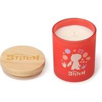 Disney Stitch Scented Candle - Plumeria & Lychee Blossom Home Fragrance in Red | Size: Medium
