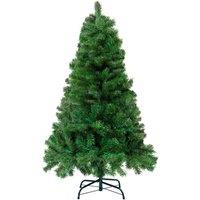 Pelle & Sol 6ft Artificial Christmas Tree with 550 Tips Indoor Outdoor Decorations in Green | Size: 4ft