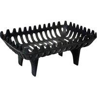 simpa Hamptons Medium Fire Basket in Black