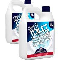 cleenly Toilet Macerator Cleaner & Descaler, Super Concentrated in Clear | Size: 3 Pack