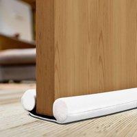 volila 1-Pack Double Sided Draught Excluder for Doors in White