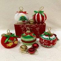 Havendro Bauble Knit Pattern - Choc Orange Covers, King Cole DK