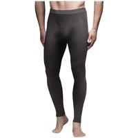 SOCKSHOP Heat Holders Men's 1 Pack Microfleece Base Layer Bottoms in Black | Size: Large
