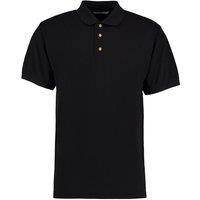 Kustom Kit Men's Workwear Short Sleeve Polo Shirt in Black | Size: XS