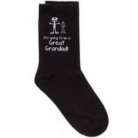 60 SECOND MAKEOVER Men's I'm Going To Be A Great Grandad Black Calf Socks