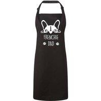 60 SECOND MAKEOVER Men's Frenchie Dad Apron in Black