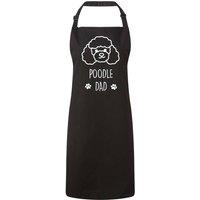 60 SECOND MAKEOVER Men's Poodle Dad Apron in Black
