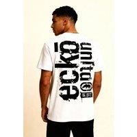Ecko Untld. Men's Stencil T-Shirt in White | Size: Medium
