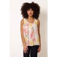 Blue Vanilla Women's Pink Sleeveless Slip On Scoop Blouse | Size: S/M