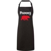 60 SECOND MAKEOVER Women's Mummy Bear Apron in Black