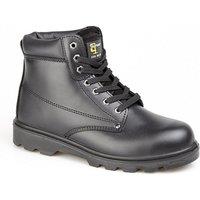 Grafters Men's Padded Leather Safety Boots in Black | Size: 5