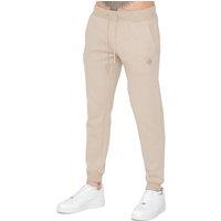 Enzo Men's Slim Fit Joggers in Beige | Size: Large
