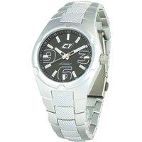Chronotech Men's CC7039M-02M 38mm Quartz Watch in Silver