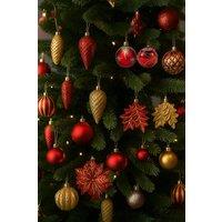 Neo Large 110PCS Christmas Tree Bauble Ornaments Set in Red