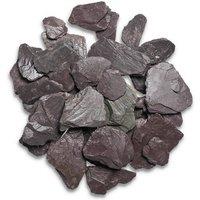Altico Garden Products Ltd 20 mm Bulk Bag 850 kg Slate - Blue Coloured Slate Chips in Dark Grey