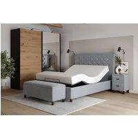 PARADISE BEDS LTD Sleep Balance Electric Adjustable Bed Set in Grey | Size: Single