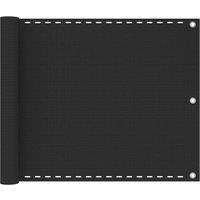 Berkfield Home Balcony Screen HDPE 75x600 cm Anthracite in Black