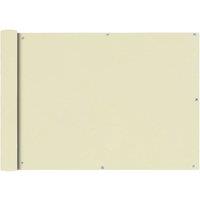 Berkfield Home Balcony Screen Oxford Fabric 75x600 cm Cream