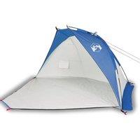 Berkfield Home Beach Tent Azure Blue 268x223x125 cm 185T Polyester | Size: 268 x 223 x 125 cm