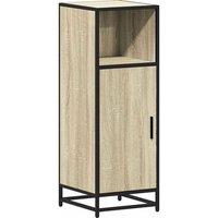 Berkfield Home Bathroom Cabinet Sonoma Oak 35x37.5x100 cm Engineered Wood in Light Oak