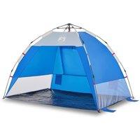 Berkfield Home Beach Tent 2-Person Azure Blue Quick Release Waterproof