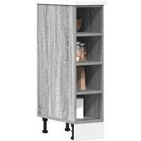 Berkfield Home Bottom Cabinet Grey Sonoma 20x44, 5x81, 5 cm Engineered Wood