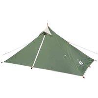 Berkfield Home Camping Tent Tipi 1-Person Green Waterproof