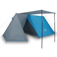 Berkfield Home Camping Tent 3-Person Blue Waterproof