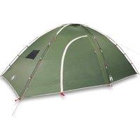 Berkfield Home Camping Tent 8-Person Green Waterproof