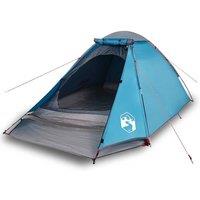Berkfield Home Camping Tent Dome 2-Person Blue Waterproof