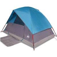 Berkfield Home Camping Tent Dome 2-Person Blue Waterproof