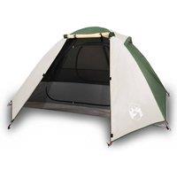 Berkfield Home Camping Tent Dome 2-Person Green Waterproof