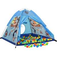 Berkfield Home Children Play Tent with 250 Balls Blue 120x120x90 cm | Size: 120 x 120 x 90 cm