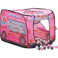 Berkfield Home Children Play Tent with 250 Balls Pink 70x112x70 cm | Size: 70 x 112 x 70 cm