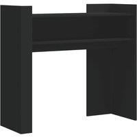 Berkfield Home Console Table Black 100x35x90 cm Engineered Wood | Size: 100 x 35 x 90 cm