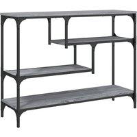 Berkfield Home Console Table Grey Sonoma 100x30x75 cm Engineered Wood | Size: 100 x 30 x 75 cm
