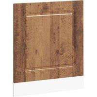 Berkfield Home Dishwasher Panel Kalmar Old Wood 60x1.5x67 cm Engineered Wood in Brown