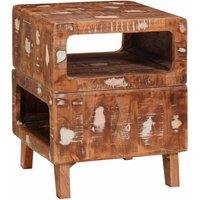 Berkfield Home End Tables Multicolour 40 x 40 x 49 cm Solid reclaimed wood