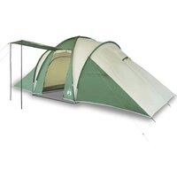 Berkfield Home Family Tent Dome 6-Person Green Waterproof