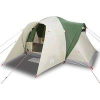Berkfield Home Family Tent Dome 6-Person Green Waterproof